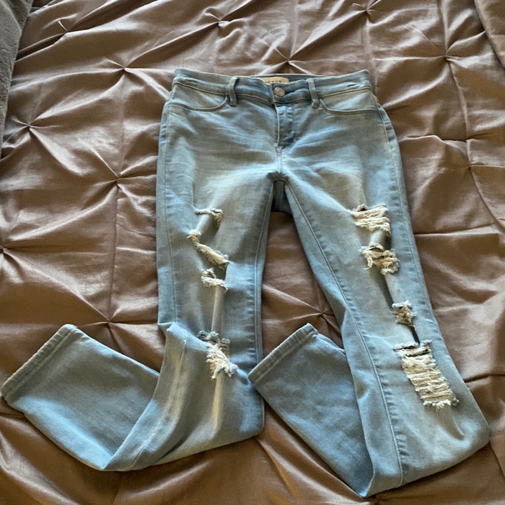 light pacsun ripped skinny jeans